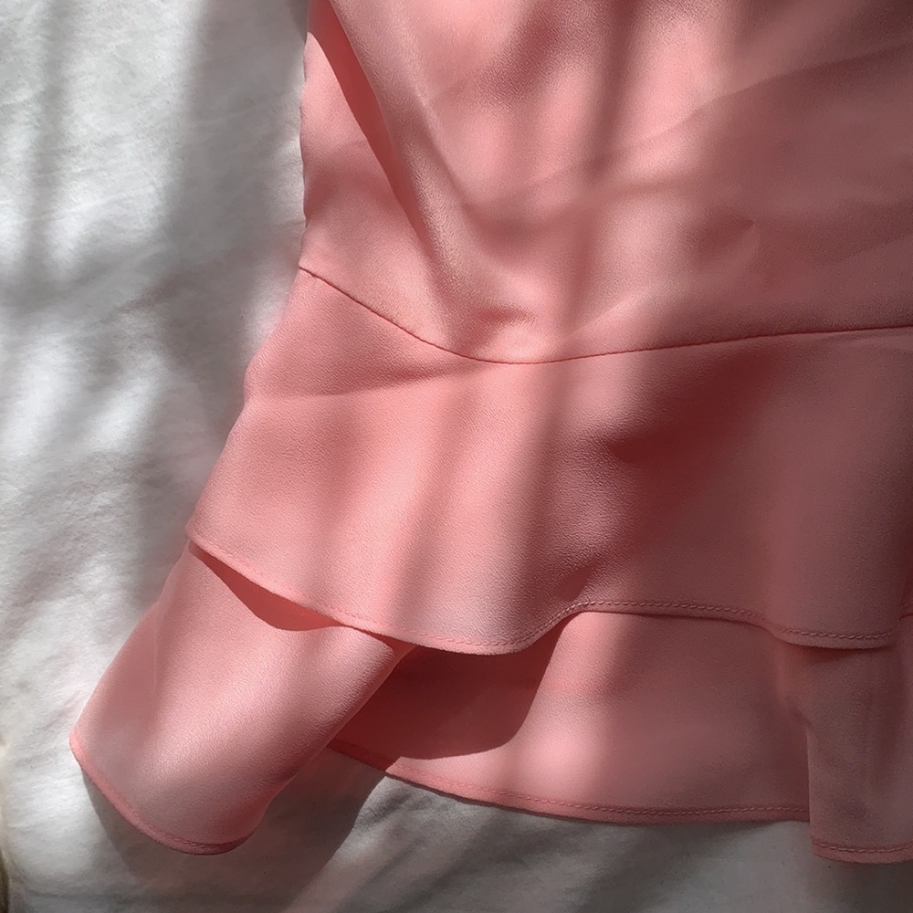 Likely Pink One Shoulder Ruffle Top - Picture 3 of 3